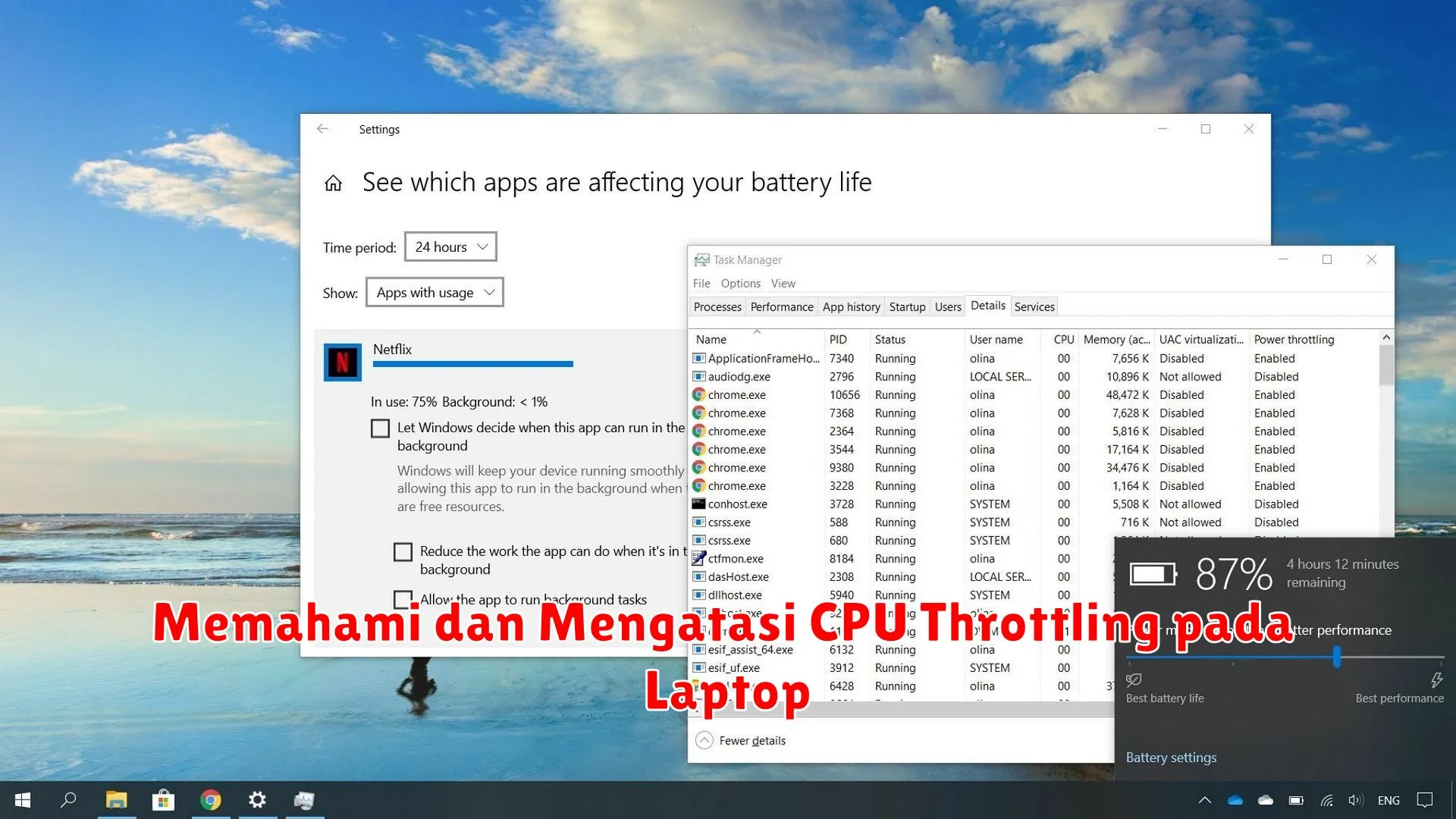 Memahami dan Mengatasi CPU Throttling pada Laptop