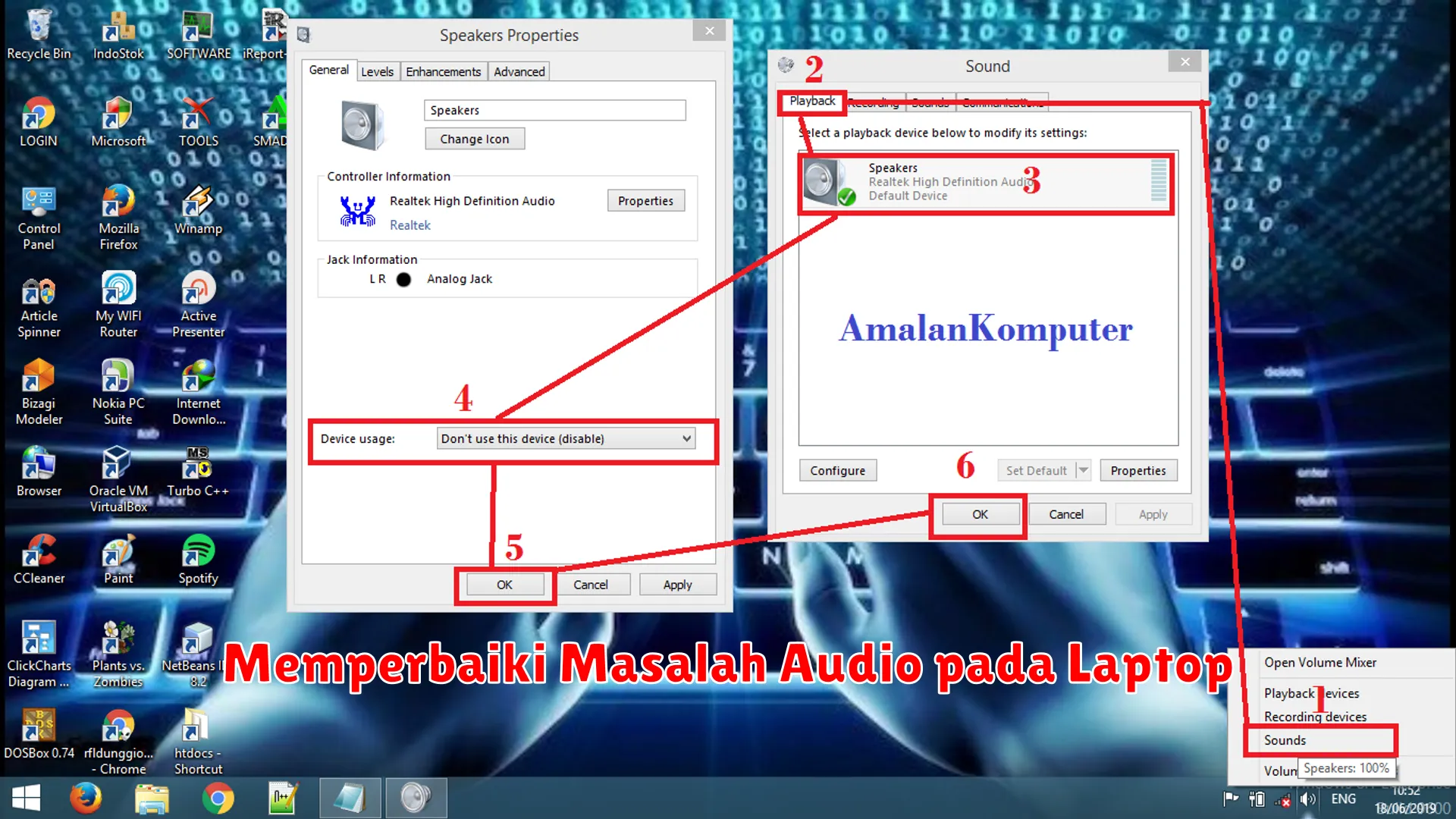 Memperbaiki Masalah Audio pada Laptop