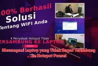 Menangani Laptop yang Tidak Dapat Terhubung ke Hotspot Ponsel